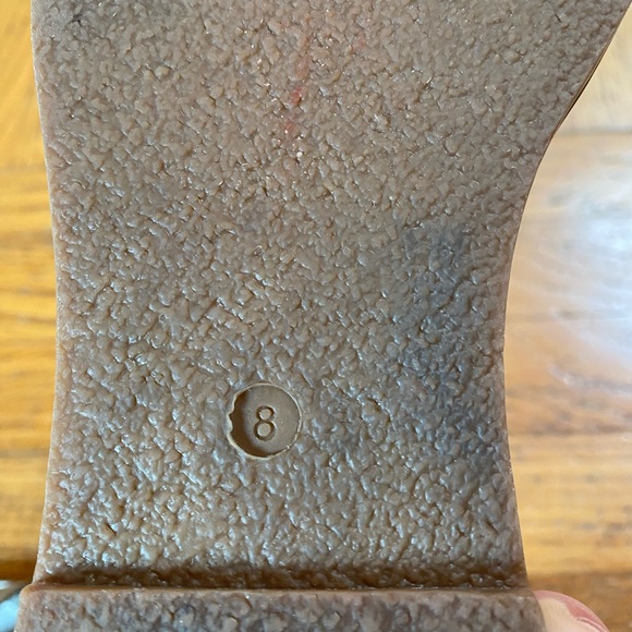 Madewell The Boardwalk Ankle Strap Leather Metallic Sz Women’s 8 - Picture 15 of 15